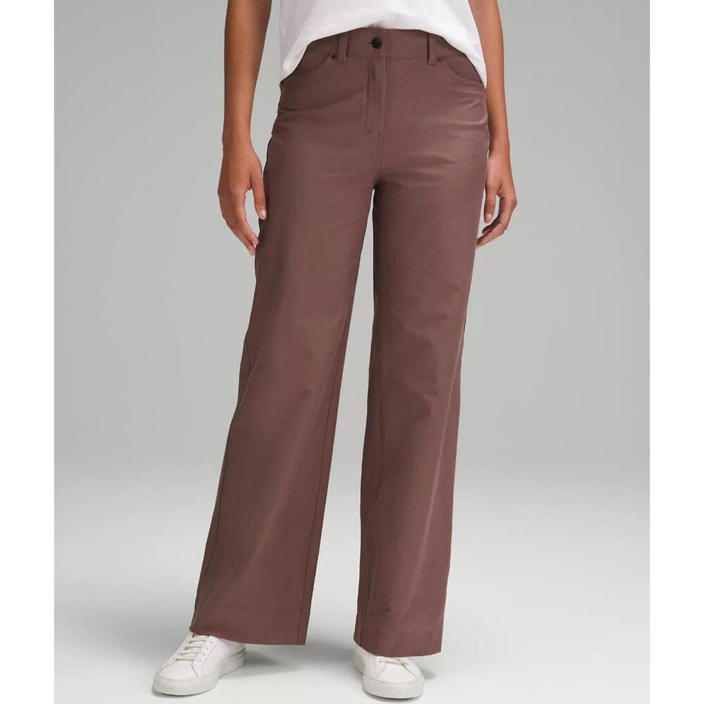 Lululemon City Sleek 5 Pocket High Rise Wide Leg Pant Light Utilitech New